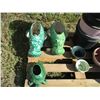 Image 2 : (2) Hippo Planters, (1) Turtle Planter, Misc. Planters (Offsite)