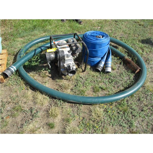 Honda GX160 3" Water Pump, 3" Discharge Hoses (Offsite)