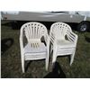Image 1 : (8) Plastic Lawn Chairs (Offsite)