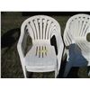 Image 2 : (8) Plastic Lawn Chairs (Offsite)