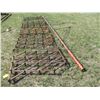 Image 1 : 16' Yard Drag with (5) Harrows 