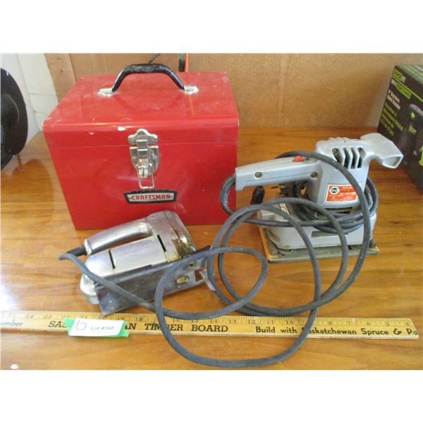 Craftsman Jig Saw and Belt Sander with Storage Crate (Offsite)