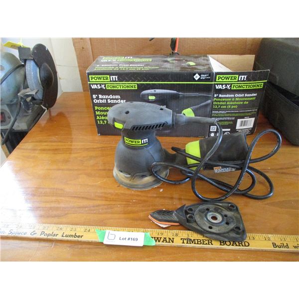 Power It! 5" Random Orbital Sander (In Box) (Offsite)