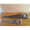 Image 3 : (2) Wooden Handsaws with Caulking Gun (Offsite)