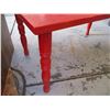 Image 3 : Small Red Table (30 x 18") (Offsite)