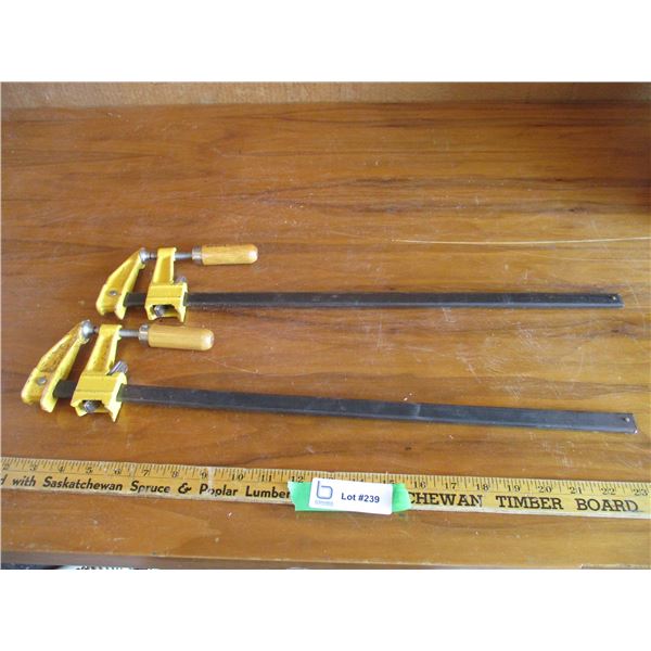 (2x Bid Price) 22" Bar Clamps (Offsite)