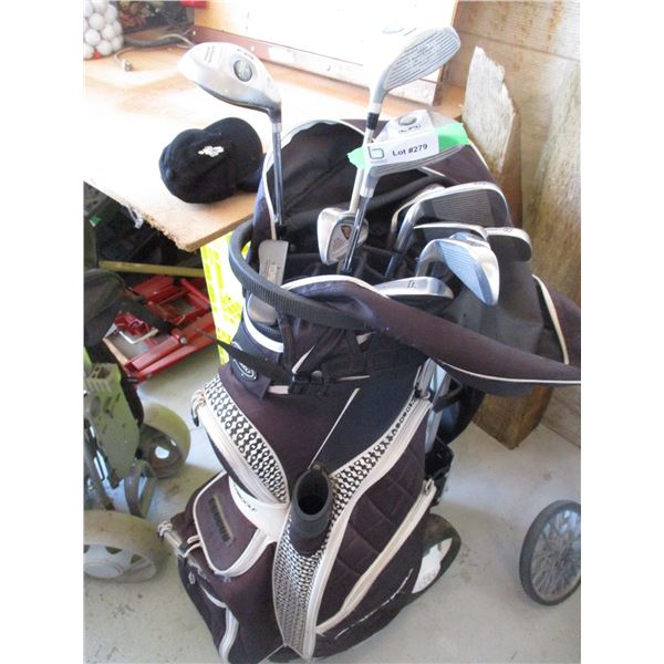 Presicion II Men's Right Handed Golf Clubs with Datrek Bag and Cart (Offsite)