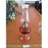 Image 1 : Pink Depression Glass Oil Lamp (Offsite)