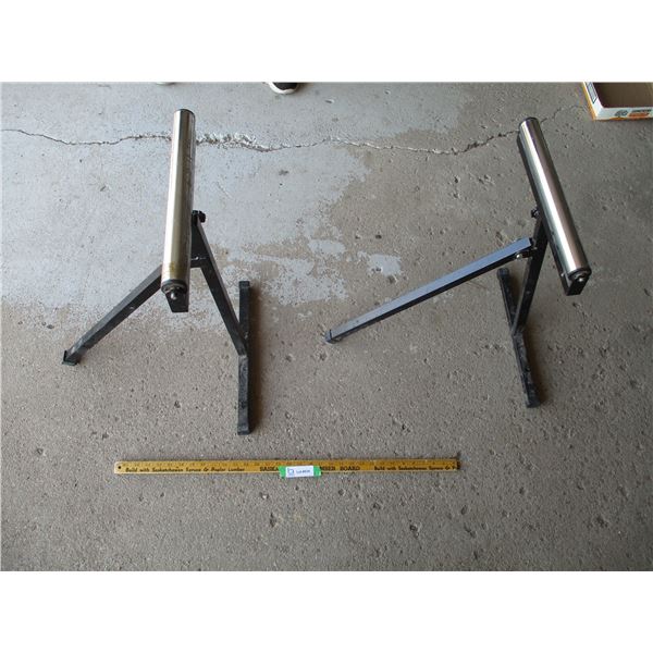 (2x Bid Price) Pair of Folding Rolling Stands (Offsite)