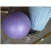 Image 3 : Purple Exercise Ball with Pump, Garbage Can (Offsite)