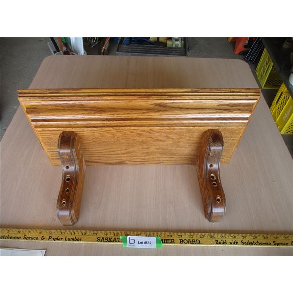 Wooden Wall Shelf (2' Long) (Offsite)