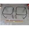 Image 1 : (2x Bid Price) (2) Glass Top Lawn Tables (Offsite)