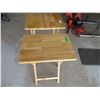 Image 2 : (2x Bid Price) Wooden Folding TV Trays (19 x 14") (Offsite)