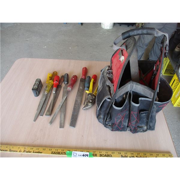 Tool Pouch with Tools (Rasps, Files, Bits, Snips) (Offsite)