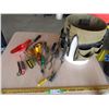 Image 1 : Tool Kit & Pail with Contents (Screwdrivers, Scoop, Misc.) (Offsite)