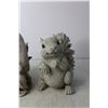 Image 2 : Swan and Squirrel Garden Decorations