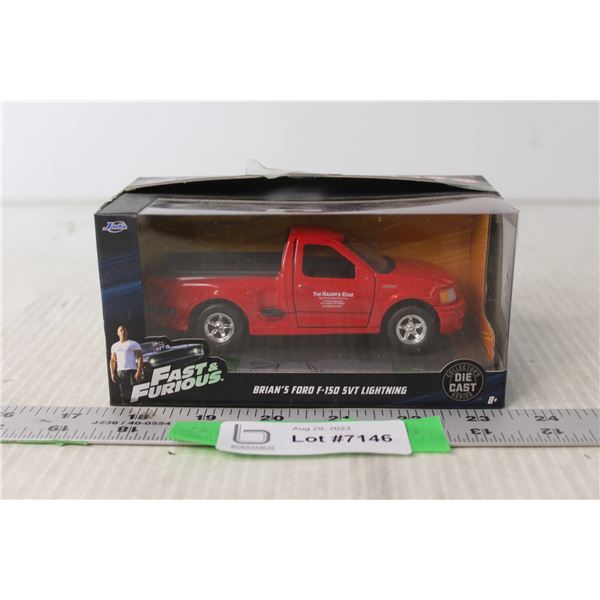 Die Cast Fast and Furious Die Cast Car - Brians Ford 1-50 SVT Lightning (NIB)