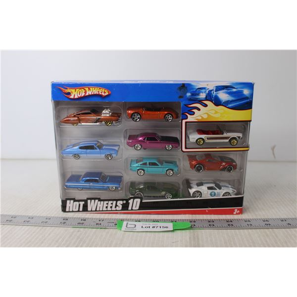 Hot Wheels 10 Car Toy Set (NIB)