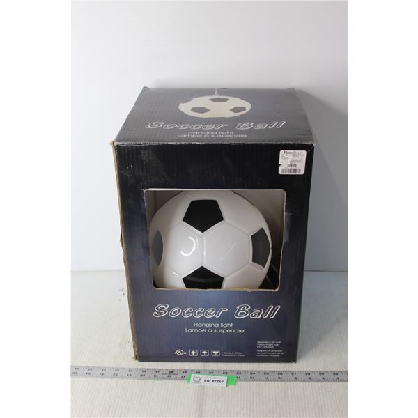 Hanging Soccer Ball Light (NIB)