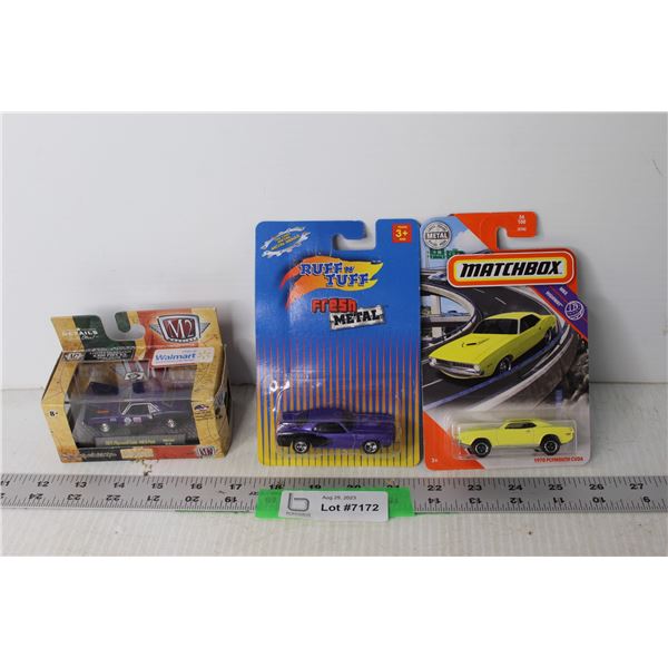 (3) Die Cast Cars (NIB)