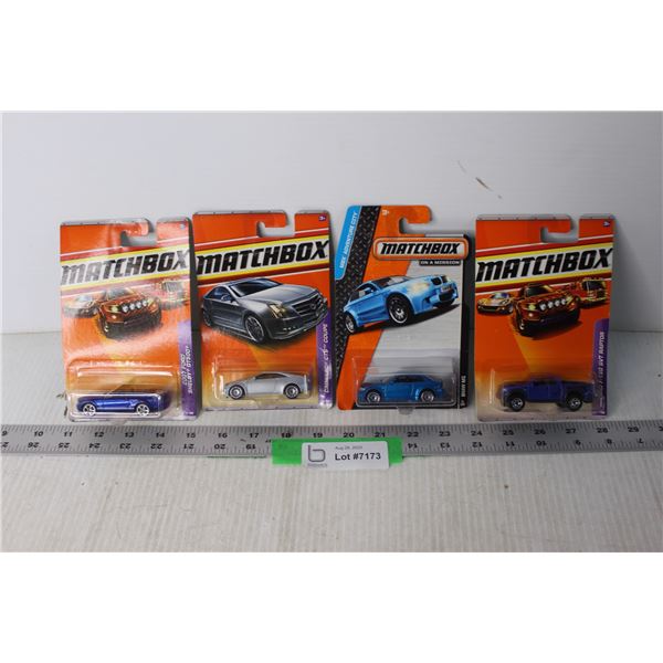 (4) Matchbox Toy Cars (NIB)