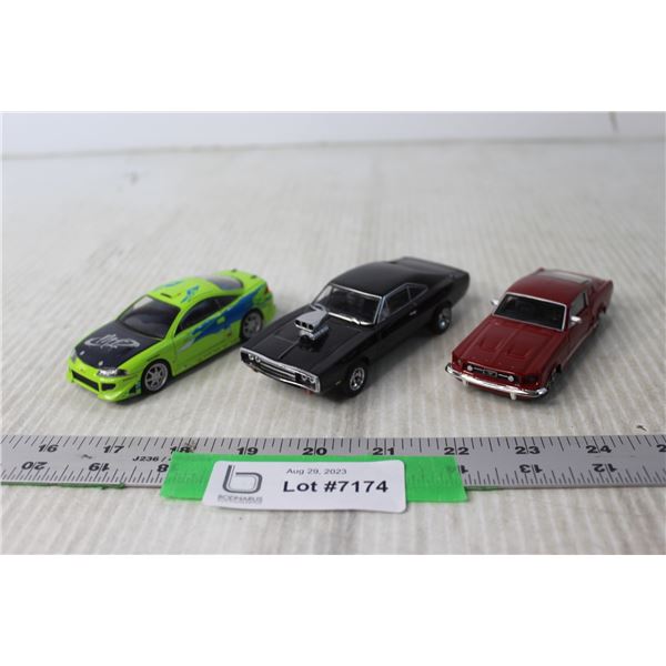 (3) Small Die Cast Cars