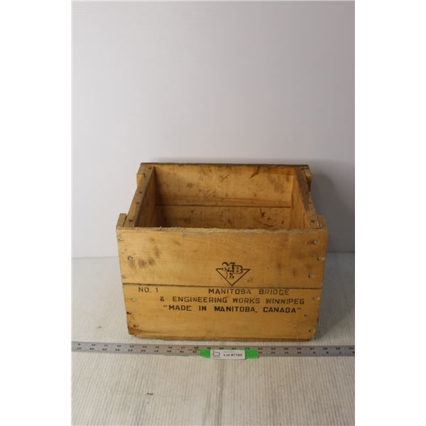 Wooden Manitoba Bridge Crate