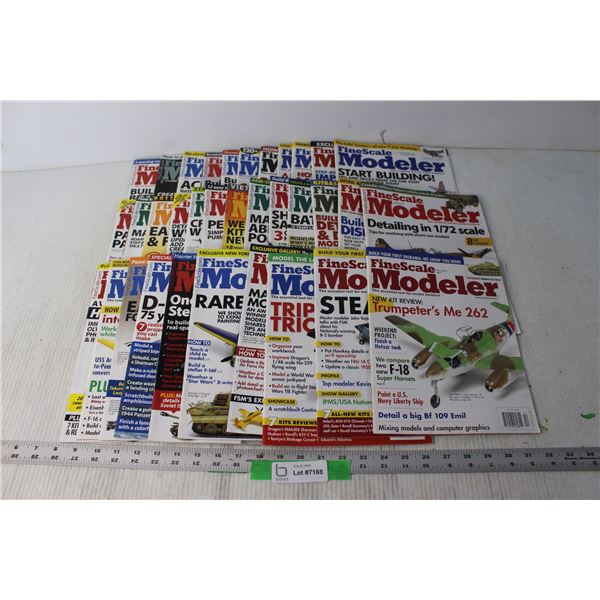 Large Lot of Fine Scale Modeler Magazines