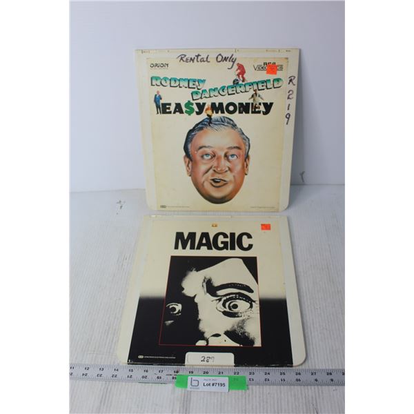 (2) Video Discs - Easy Money - Rodney Dangerfield, Magic