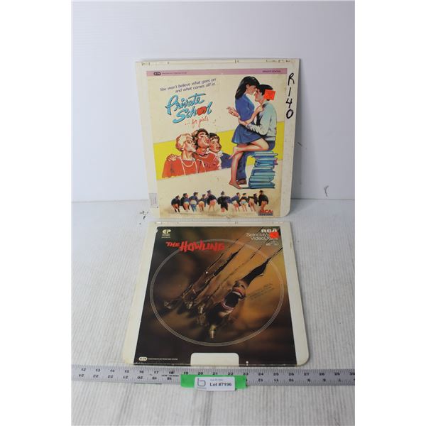 (2) Video Discs - Private School for Girls, The Howling