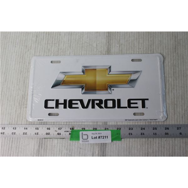 Chevrolet License Plate