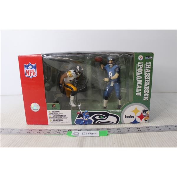 NFL Action Figure Set - Polamalu, Hasselbeck (NIB)