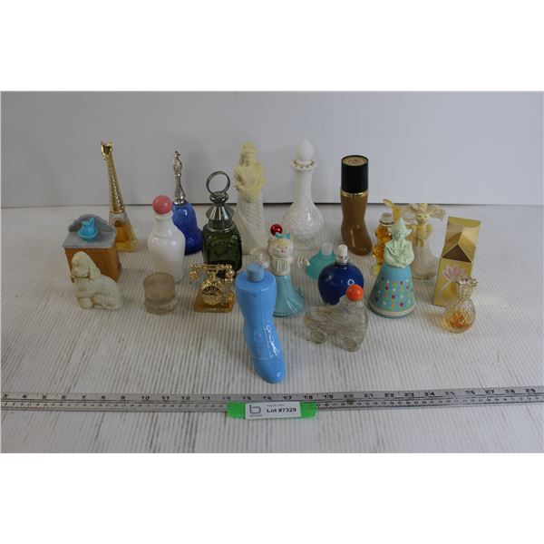 Lot of Collectible Avon Perfume Bottles