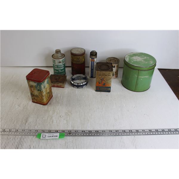 (9) Vintage Tins