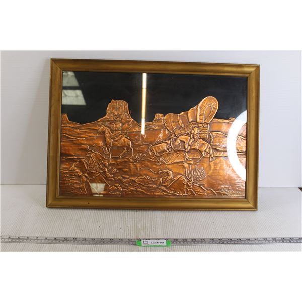 Copper Craft Framed Picture - 18 1/2" x 26 1/2"