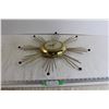 Image 1 : Mid-Century Modern Sunburst Clock --MCM