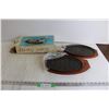 Image 1 : (2) Cast-Iron Steak Platters