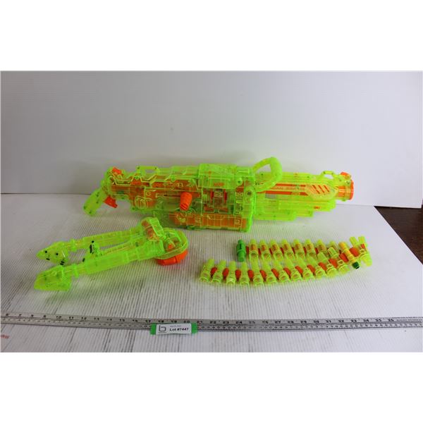 NERF Volcanic EBF-25 Toy Gun with (1) Bullet and Accessories