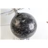 Image 3 : Black and Shiny Grey Globe with Airplane Decoration