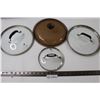 Image 1 : (4) Pot Lids Varying Sizes