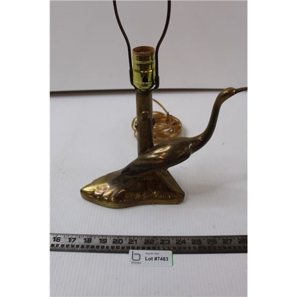 Vintage Brass Lamp