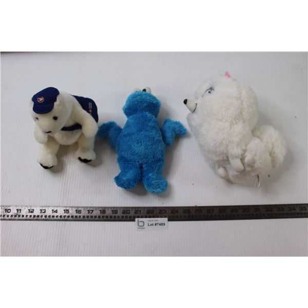 (3) Stuffed Toys