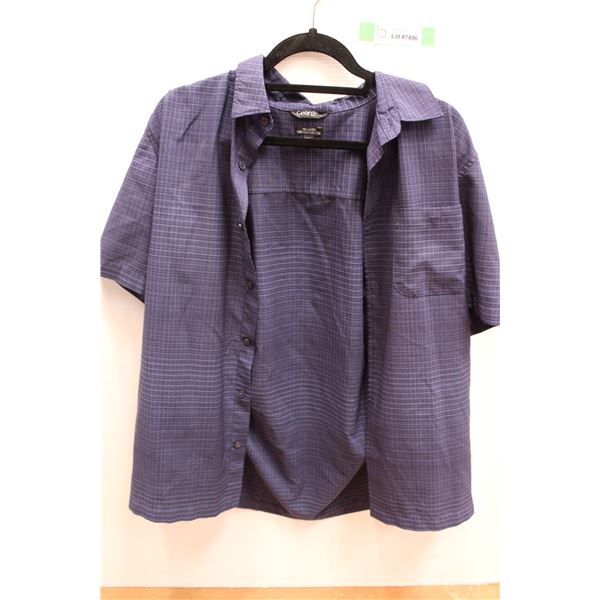 *George Relaxed Purple Button-Up Size Medium