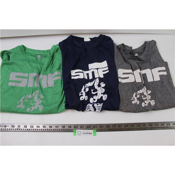 (3) SMF Shirts Size Small Large Small