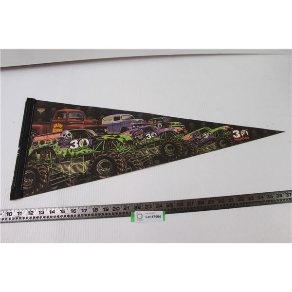 Monster Jam 30th Anniversary Pennant