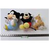 Image 1 : (3) Stuffed Toys- Baby Goofy, Mickey Mouse, Nala