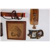 Image 3 : Assorted Wooden Items and Trinkets