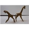 Image 3 : (2) Decorative Brass Giraffe