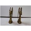 Image 2 : (2) Decorative Brass Gazelle Head