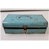 Image 3 : Blue Work Box with Hardware